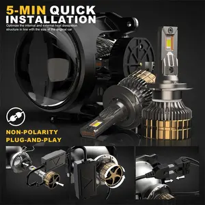 Fabrik VK60 D3S LED-Scheinwerfer lampe 9005 Licht Motorrad birne h4 LED-Scheinwerfer