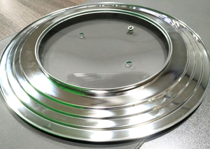 Couvercle universel en verre trempé en acier inoxydable 201 pour casseroles et poêles pour ustensiles de cuisine en acier inoxydable multidimensionnel - Product Image 6