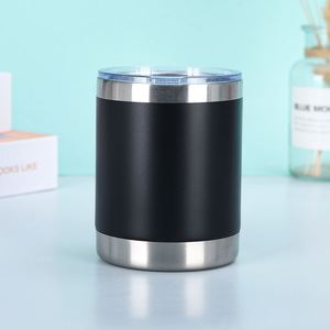 <b>Double</b> <b>Wall</b> 10oz Vacuum Tumbler 304 Stainless Steel Thermal <b>Mug</b> Custom Logo Insulated Portable Lightweight - Product Image 1