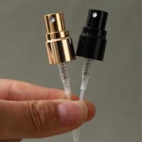 OEM lüks parfüm şişeleri ile özel 13 15 18 20mm parlatma yüzey toptan cam ambalaj ile sprey pompası Atomizer