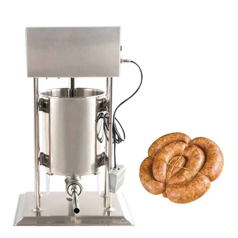 10L Electric Automatic Sausage Stuffer Efficient Home and Commercial Meat Processing Machine for Sausage Making