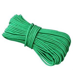 Cordon élastique tressé double enduit personnalisé en gros <span class=keywords><strong>pour</strong></span> vêtements, sacs, chaussures, tentes - Product Image 4