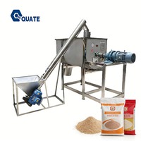 Mélangeur de poudre horizontal à double cône en acier inoxydable, fabricant de mélangeurs de poudre pour chocolat, aliments, détergents, poudre de diamant