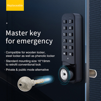 Système de verrouillage numérique intelligent MK730 pour casier de gym, serrure à combinaison électronique, clavier numérique