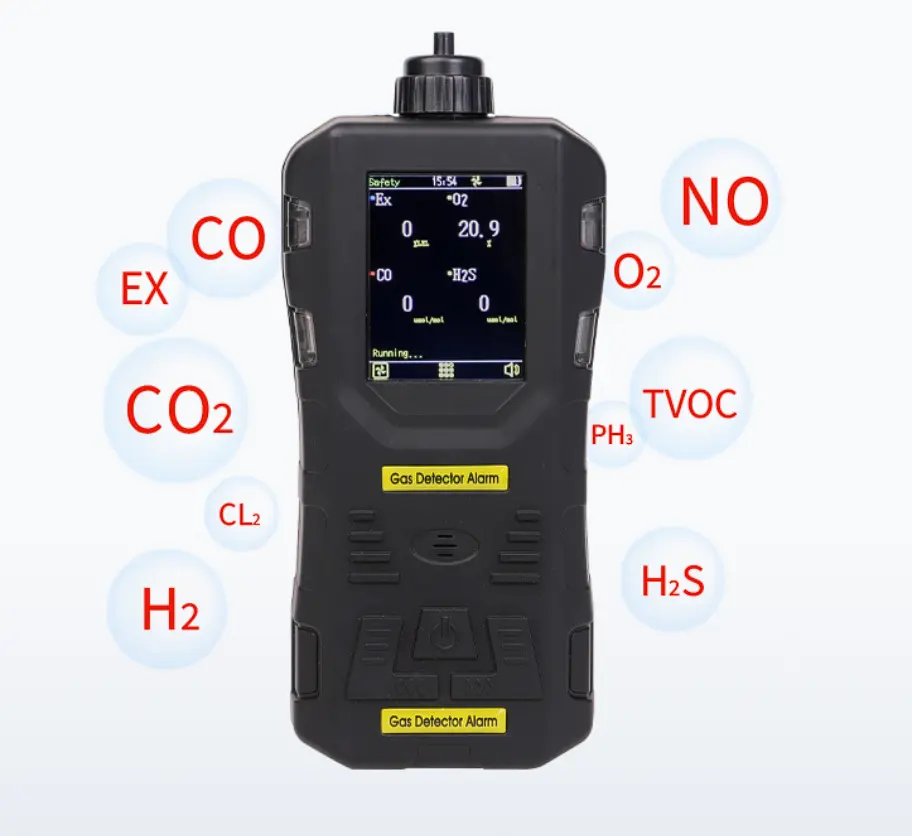 Detector de Gas 4 en 1, Analizador de Gas portátil Nh3, medidor de amoníaco