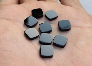 พลอยออนิกซ์สีดำธรรมชาติทรงแบนแบบคาโบชอง สำหรับทำเครื่องประดับ ขายส่งพลอย หินประจำวันเกิด สร้อยข้อมือ แหวน สร้อยคอ - Product Image 3
