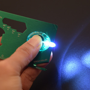 Credit Card Multitool with Led Light Outdoor Emergency 13 in <strong>1</strong> Multifunction Pocket Survival Tool <strong>for</strong> <strong>Gifts</strong> - Product Image 4