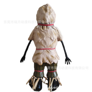 Decoración de Halloween, Esqueleto de Espantapájaros, Accesorio Fantasma Hecho a Mano de Plástico, Decoración Interior para Adultos - Product Image 4