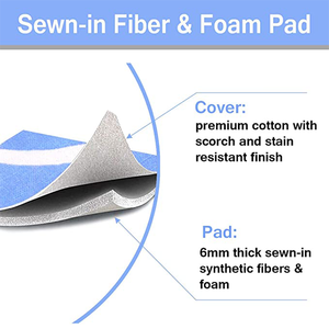 Tùy Chỉnh Chuyên Nghiệp Bàn Ủi Bìa Tinh Khiết Bông Bạc Mạ Cách Nhiệt Tái Sử Dụng Có Thể Giặt Thích Hợp Sửa Chữa - Product Image 2