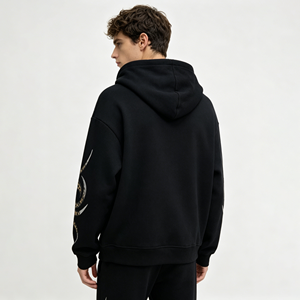 Sweat-shirts et sweats à capuche pour hommes, personnalisables avec logo, en coton 100% 390 g/m², impression DTG, vierges et lourds - Product Image 2