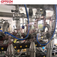 Machine de remplissage entièrement automatique avec moteur servo et buse de remplissage pour produits moussants, conçue pour éliminer les bulles