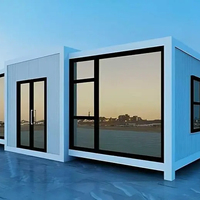 Casa Contenedor Modular Moderna, Desmontable, de Construcción Rápida, de Lujo, de 20 Pies, Personalizada, Hecha de Acero