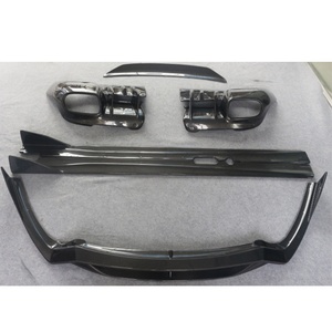 Nuevo Kit de Parachoques de Fibra de Carbono Húmeda DMC para Modificación y Mejora de Automóviles, Alerón Delantero, Trasero y Lateral para F12 2012-2017 - Product Image 1