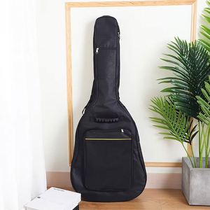 Housse de transport pour guitare acoustique 41 pouces, portable, durable, en tissu Oxford, résistante à l'eau, rembourrage en éponge de 0,25 pouce, double bandoulière réglable - Product Image 2