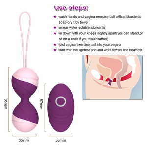 Y.<span class=keywords><strong>Love</strong></span> vibranti palla Kegel Sex Toy per donne giocattoli sessuali per adulti <span class=keywords><strong>Sexy</strong></span> palle Vagina uovo vibratore palla di piacere - Product Image 2