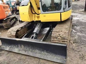 Mini-excavatrice Komatsu PC78 d'occasion |   Excavatrice hydraulique d'occasion de 8 tonnes avec moteur Cummins, pompe Kawasaki, moteur hydraulique et marteau hydraulique - Product Image 5