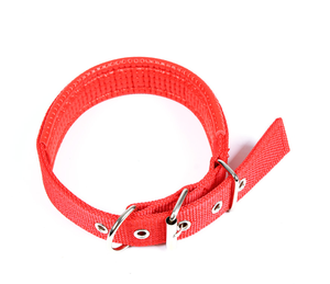 Venta al por mayor de espuma suave personalizada en blanco ajustable de nailon collares para perros a granel - Product Image 2