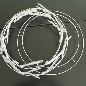 Varisized Metal Flat Wire Xmas <strong>Wreath</strong> <strong>Rings</strong> Supplies Online for Making Christmas <strong>Wreaths</strong> - Product Image 5
