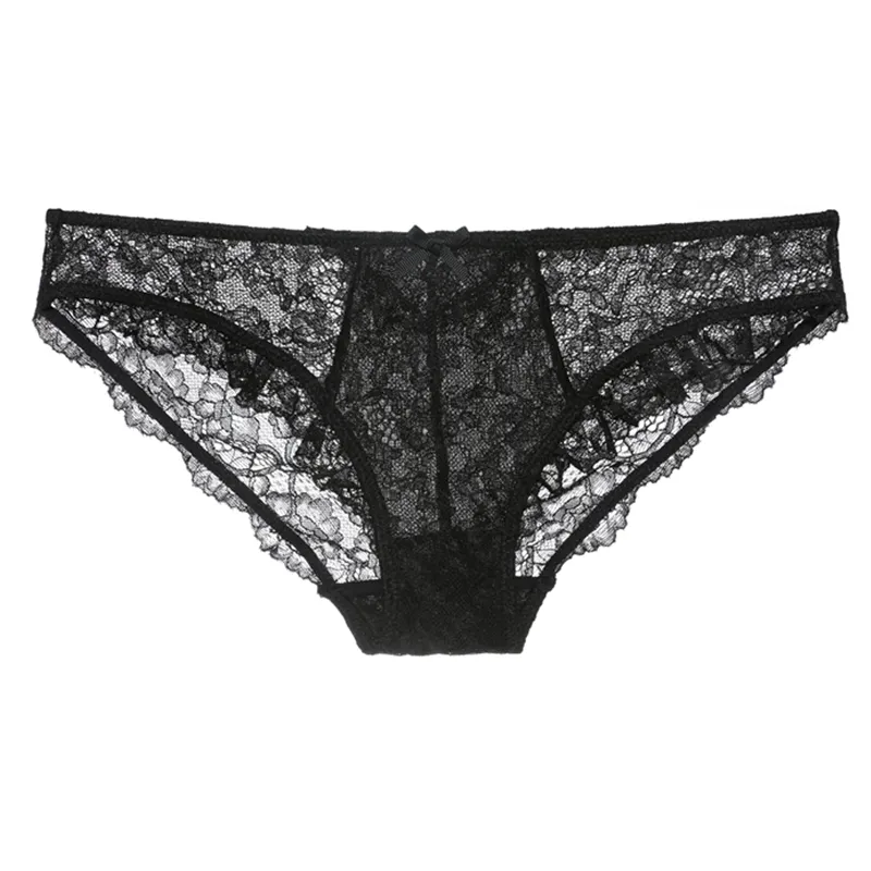 Bragas de cintura baja para mujer, ropa interior femenina, bragas sexys de encaje