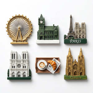 Aimant de réfrigérateur personnalisé Barcelone Sagrada Familia, souvenir en métal plaqué personnalisable, cadeau touristique sur mesure - Product Image 2