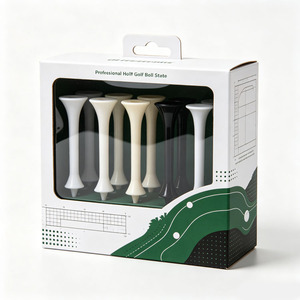Wholesale Folding Golf Tee Paper Card <b>Box</b> OEM Golf Accessories Gift <b>Packing</b> <b>Box</b> - Product Image 2