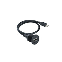 Conector USB 2.0 3.0 Resistente a la Intemperie, Cable de Datos Tipo C, Conector Circular Macho y Hembra, Adaptador de Cable USB Mini Micro para PCB