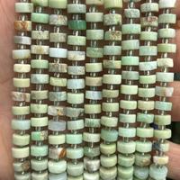 Perles de séparation en forme de roue en pierre naturelle et cristal 3x6mm, à angle droit, pour la fabrication de bijoux (bracelets, colliers) - Vente en gros