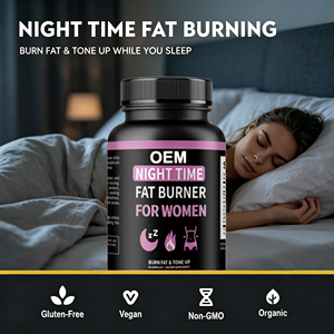 Quemador de Grasa Nocturno para Mujeres, Estimulante del Metabolismo y Ayuda para Dormir, Pastillas para Adelgazar, Quema Grasa, Tonifica, 60 Cápsulas - Product Image 4