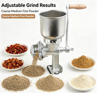 Nouvelle Offre Promotionnelle : Moulin à Grains Manuel Sans Électricité, Poudre 0,5-2mm, Broyeur Économique pour Petits Éleveurs au Ghana