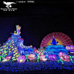 Vente chaude lanterne en soie chinoise pour Noël Halloween Thanksgiving Festival <span class=keywords><strong>des</strong></span> lanternes du nouvel an chinois pour l'affichage dans un lieu public - Product Image 3