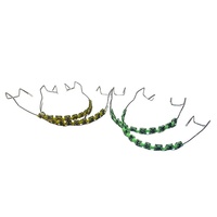 Chaîne décorative amovible pour bracket dentaire YL couleur unie, modèle orthodontique tendance, accessoire buccal manuel DIY pour appareil dentaire