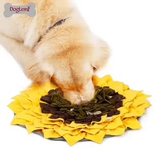 Dog Snuffle Training Mat Pet Sunflower Food Bowl Mat