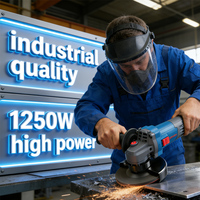 Meuleuse d'angle sans balais de qualité industrielle 1250W haute puissance 5 pouces pour le meulage du métal et de la pierre