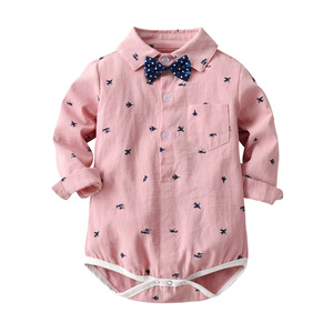 Wholesale New Produck Baby Long Sleeve Shirt With Jeans <b>Pants</b> Boys Romper Suits of China Supplier - Product Image 2