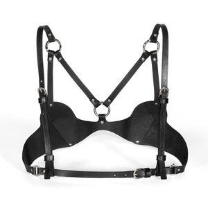 Ginya Bdsm Fashion Bh Eenvoudige Avant-garde Sexy Ondergoed Zacht Koeienhuid Zwart Leer Dames Erotische Bh Vrouwelijke Sexy Bh Voor Seks - Product Image 3