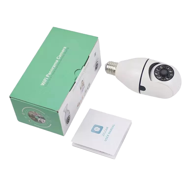 Wholesale Mini CMOS 1080P HD Home Smart Wireless Surveillance Light Bulb Camera with 360 Degree PTZ and Night Vision