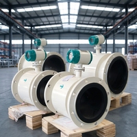 Débitmètre électromagnétique intelligent 4-20mA pour liquides, eaux usées, produits chimiques acides, eau, lait et boissons