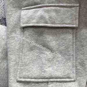 MP811 yüksek kalite Baggy geniş bacak <span class=keywords><strong>Sweatpants</strong></span> moda sokak giyim spor yan arka cepler kargo Joggers Unisex boy Fit Slacks - Product Image 3