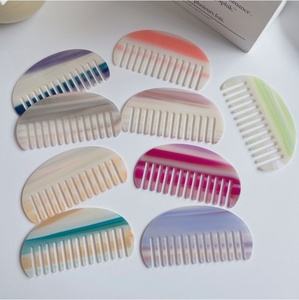 Xixing stile coreano Semi forma rotonda pettine per capelli acetato - Product Image 1