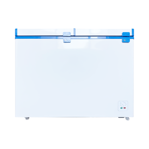 Congélateur <span class=keywords><strong>solaire</strong></span> commercial 268L à double porte AC/DC <span class=keywords><strong>12V</strong></span> 24V 110V 220V, type coffre, 9,5 pi³ pour restaurant, supermarché, magasin - Product Image 2