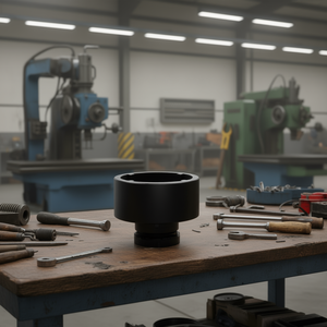 Adaptador de acoplamiento para pistola de engrase 631 KM8, conector de plástico negro apto para pistolas de engrase - Product Image 3