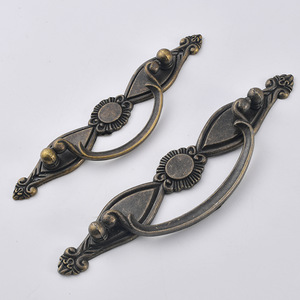 Chinese Style Zinc Alloy Drawer Handle Bar Antique Bronze <b>Cabinet</b> Pull <b>Small</b> Large Durable Plated Furniture Hardware - Product Image 3