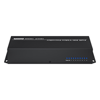 Unisheen Encodeur vidéo 8 en 1 H.265 H.264 HDMI vers IP Encodeur de diffusion en direct 8 canaux Encodeur HD H265