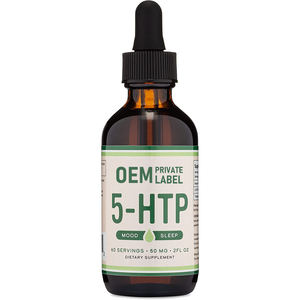 Mélatonine <span class=keywords><strong>5</strong></span> Gouttes liquides <span class=keywords><strong>HTP</strong></span> Supplément d'aide au sommeil cérébral pour l'humeur Relaxation du sommeil Liquide plus rapide pour rester endormi pour adultes OEM - Product Image 5
