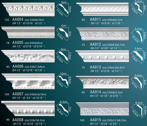 Nội Thất Bằng XỐP <span class=keywords><strong>PU</strong></span> Khuôn Chống Cháy Với Thiết Kế Pop Đồ Trang Trí Khuôn Vương Miện <span class=keywords><strong>PU</strong></span> Nhân Tạo Cho Khung Ảnh Cửa Nội Thất - Product Image 3