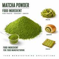 Poudre de Matcha, ingrédient alimentaire pour les pâtes, la boulangerie, les collations et les applications de fabrication alimentaire