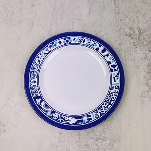 Wholesale customized melamine plastic dinner plate unbroken