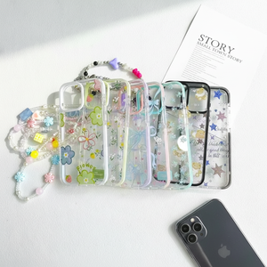 Étui de protection en acrylique TPU TPE avec protection d'objectif en bande, motif personnalisé, résistant au jaunissement, pour iPhone 13/16, achat en gros direct usine, MOQ 50 - Product Image 1