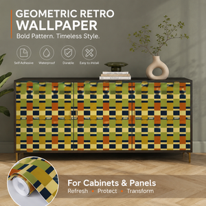 Pomeriggio a berlino carta da parati con motivo geometrico autoadesivo impermeabile decorazione da parete per camera da letto carta da parati - Product Image 3