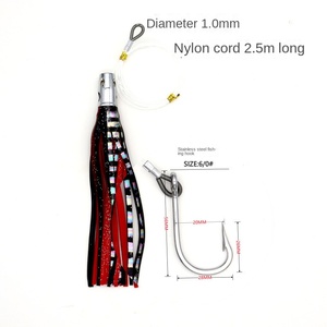 Wei lures 54g 66g trò chơi lớn <span class=keywords><strong>c</strong></span>âu <span class=keywords><strong>c</strong></span>á Jig lure váy kim loại đầu sâu lặn trolling lures - Product Image 3